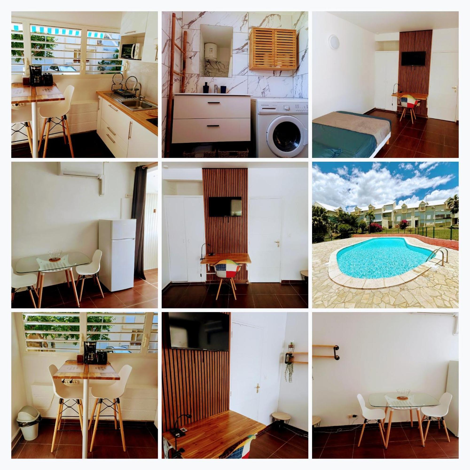 Le Studio Oncle Sam - Acces Piscine Et Plage Ле-Гозьє Екстер'єр фото